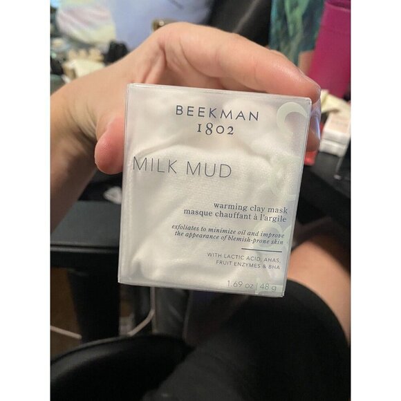 BEEKMAN 1802 MILK MUD Warming Clay Mask 1.69 fl oz - Picture 2 of 3